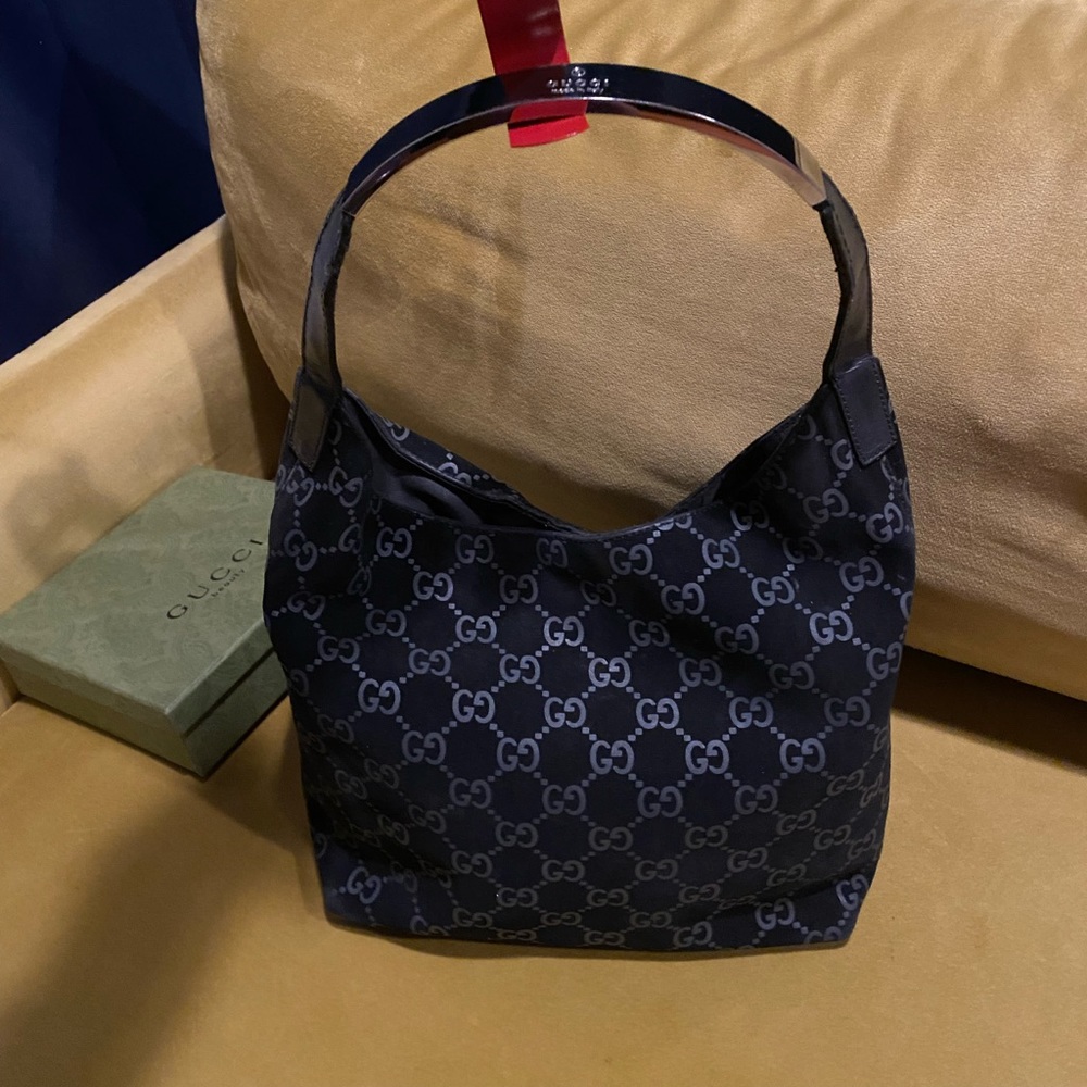 Gucci Black Suede Bag
